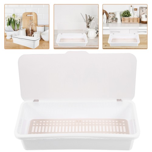 Cutlery organizer with - with, lid