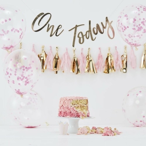 Diy cake smash - pink, blue