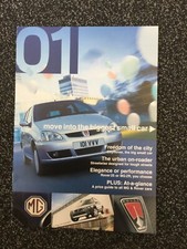 MG Rover c2004 UK Sales Brochure City, Streetwise,ZR,ZT,Express etc