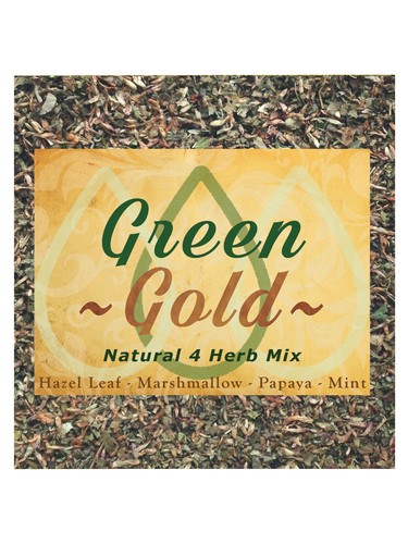 Green gold natural herb - green,