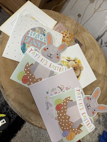 Easter card front joblot - card,