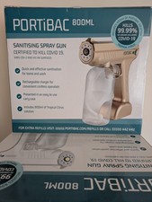 Portibac Sanitising nano blue light Spray Gun Atomizer,800ml,Case rechargeable 