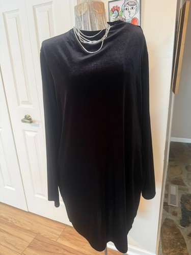 Womens black velvet - h&m, dress