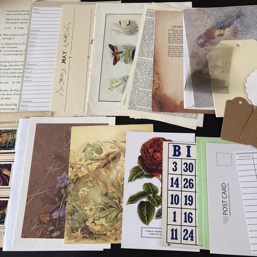 Ephemera job lot vintage paper - vintage,