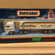Matchbox Convoy Daf Leisure world Transporter  Truck Boxed