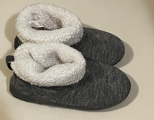 Womens gray isotoner slippers - gray,