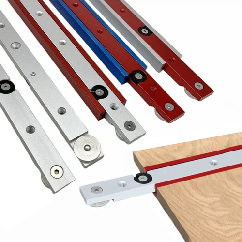 Aluminum track miter gauge - aluminum,
