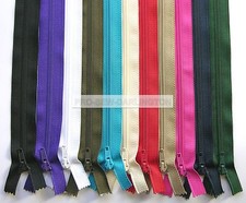 NYLON OPEN ENDED ZIP ( CHOICE OF 27 COLOURS & LENGTHS ) No5