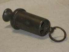 Antique Pewter Siren Whistle
