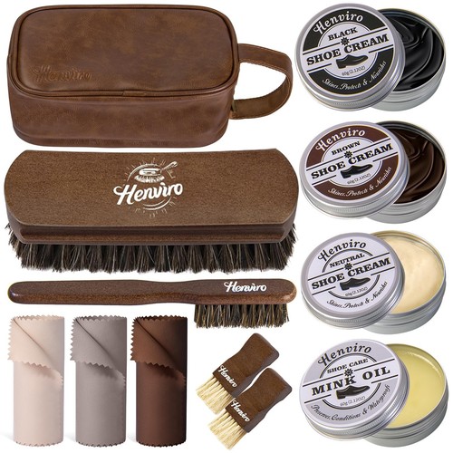 Leather shoe shine - 12, pc