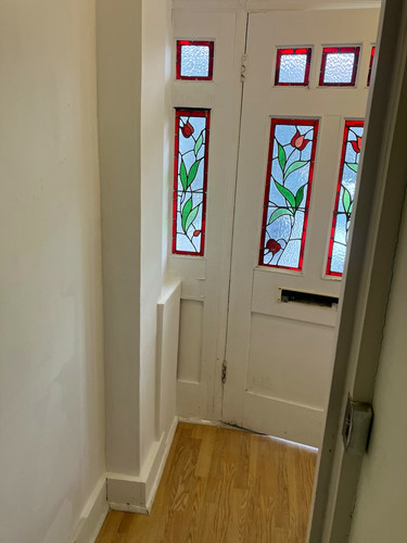 White double front entrance - front,
