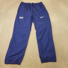 Nike Team GB Mens Tracksuit Bottoms XL Blue Elite Athletics Olympics Sport Run