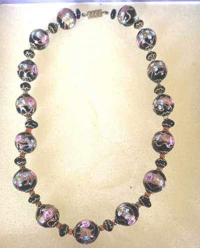 Vintage black venetian art - black,