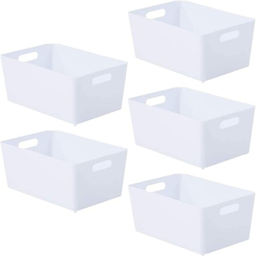 Storage baskets plastic - 5x,
