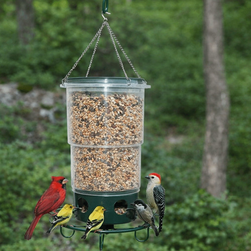 Telescopic hanging bird feeder - telescopic,