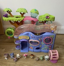 Littlest Pet Shop Playhouse And Treehouse Bundle With Pets Hasbro