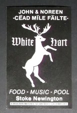 Matchbox label Pub Inn White