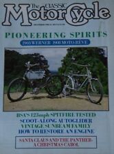  Classic Motorcycle Magazine  December 1986  BSA Spitfire,Autoglider Model D