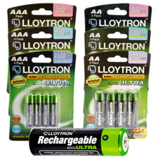 LLOYTRON RECHARGEABLE AA & AAA