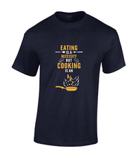 COOKING IS AN ART MENS T SHIRT
