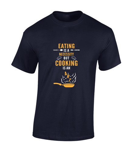 Cooking art mens t - cooking, an