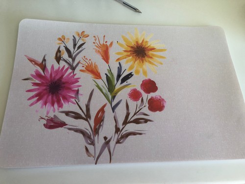Thin plastic pretty flower - 12,