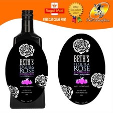 PERSONALISED TEQUILA ROSE LIQUEUR BOTTLE LABEL BIRTHDAY ANY OCCASION GIFT