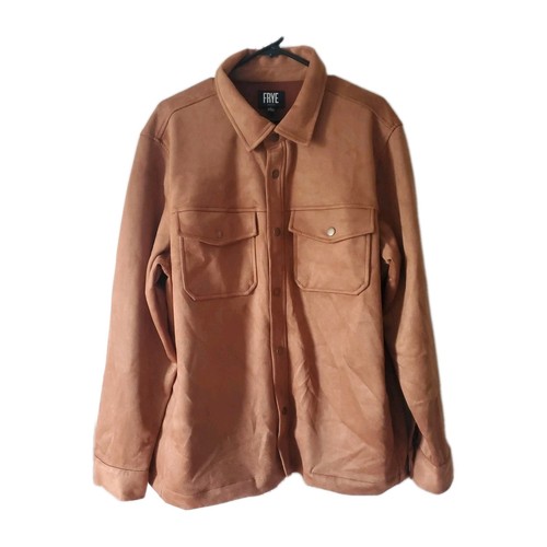Frye faux micro suede shirt - micro,