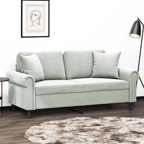 Seater sofa light grey - sofa,