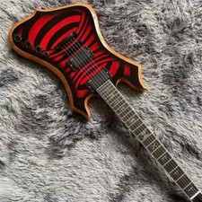 Strange Red Electric Guitar