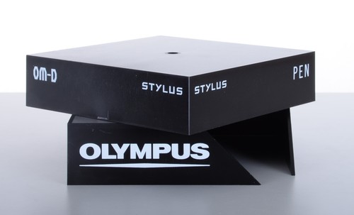 Official olympus display - official, stand