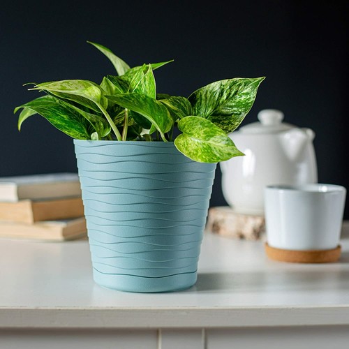 Plant pot flowerpot - flowerpot, wave
