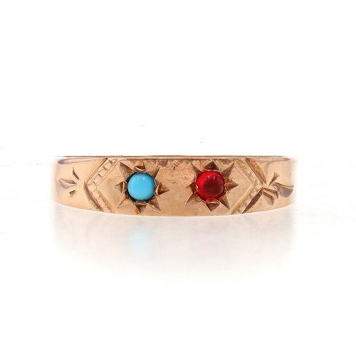 Yellow gold garnet simulated - gold,