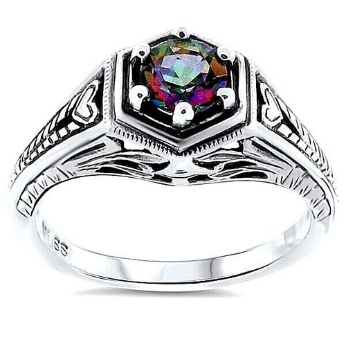 Rainbow mystic quartz 925 - rainbow,