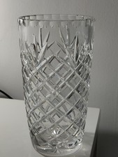 Vintage Heavy Cut Crystal Vase
