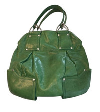 Kooba Callie Green Leather