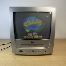 Durabrand CRT 14” TV VHS Combo Retro Gaming T6609BK Working No Remote