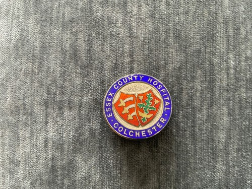 Vintage silver nurses badge - vintage,