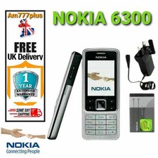New Nokia 6300 Unlocked Classic Silver Camera Bluetooth Phone WARRANTY+Free Post