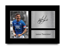 James Tavernier Signed Printed