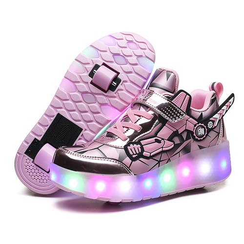 Boys girls led wheel trainers - led,