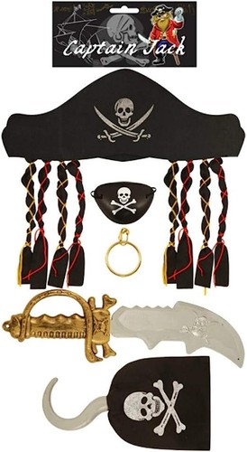 Child 5pc pirate accessory set - pirate,