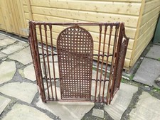 Vintage Bamboo & wicker Fire Screen  Bo Ho chic! Jungalow, Tiki