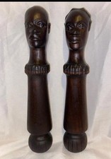 Antique Twin Staff Sceptre Kongo Yombe Mvwala Democratic Replublic of Congo
