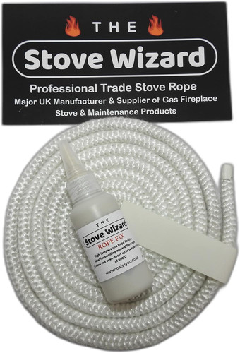 White stove rope kit - rope, x