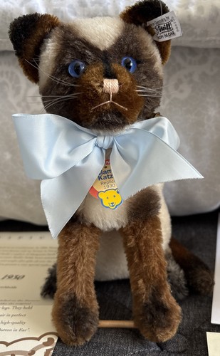 Steiff siamy cat original - steiff,