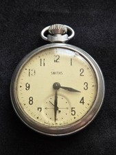 Vintage Smiths pocket watch-for parts, not working