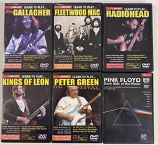 6 Guitar Tuition DVD's -