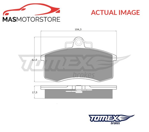Brake pads set braking pad - brake,