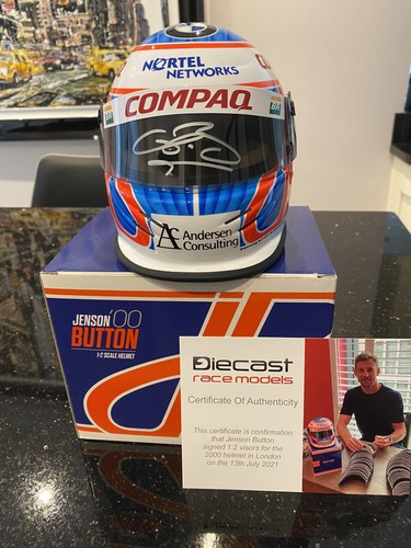 Rare signed jenson button - rare, 1:2